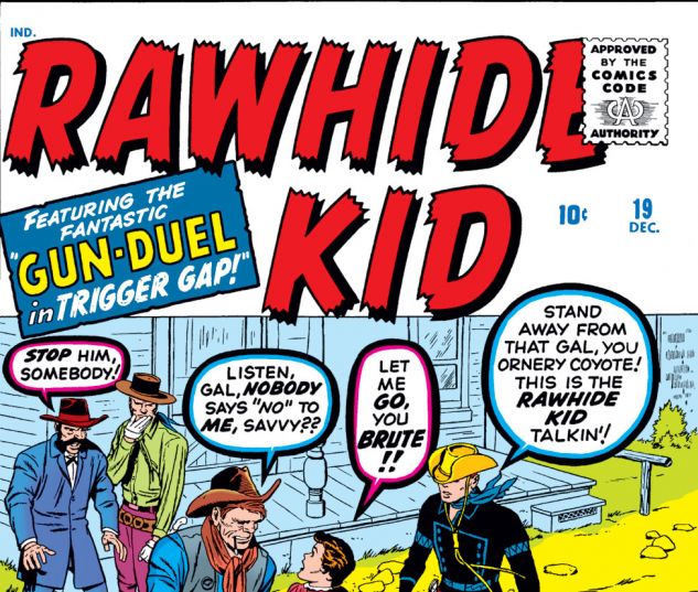 Rawhide Kid (1960) #19 Cover