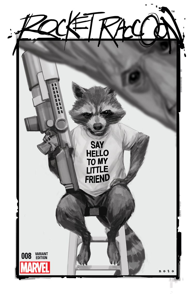 Rocket Raccoon (2014) #8 (Noto Variant)