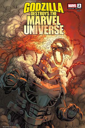 Godzilla Destroys the Marvel Universe (2025) #2 (Variant)