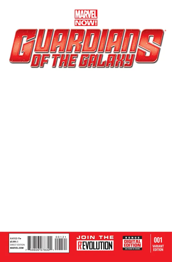 Guardians Of The Galaxy (2013) #1 (Blank Cover Variant) | Comic