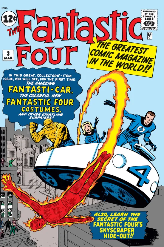 1962年 Fantastic Four #3 CGC 2.0 アメコミ Fantastic Four (1961) #3 | Comic Issues | Marvel