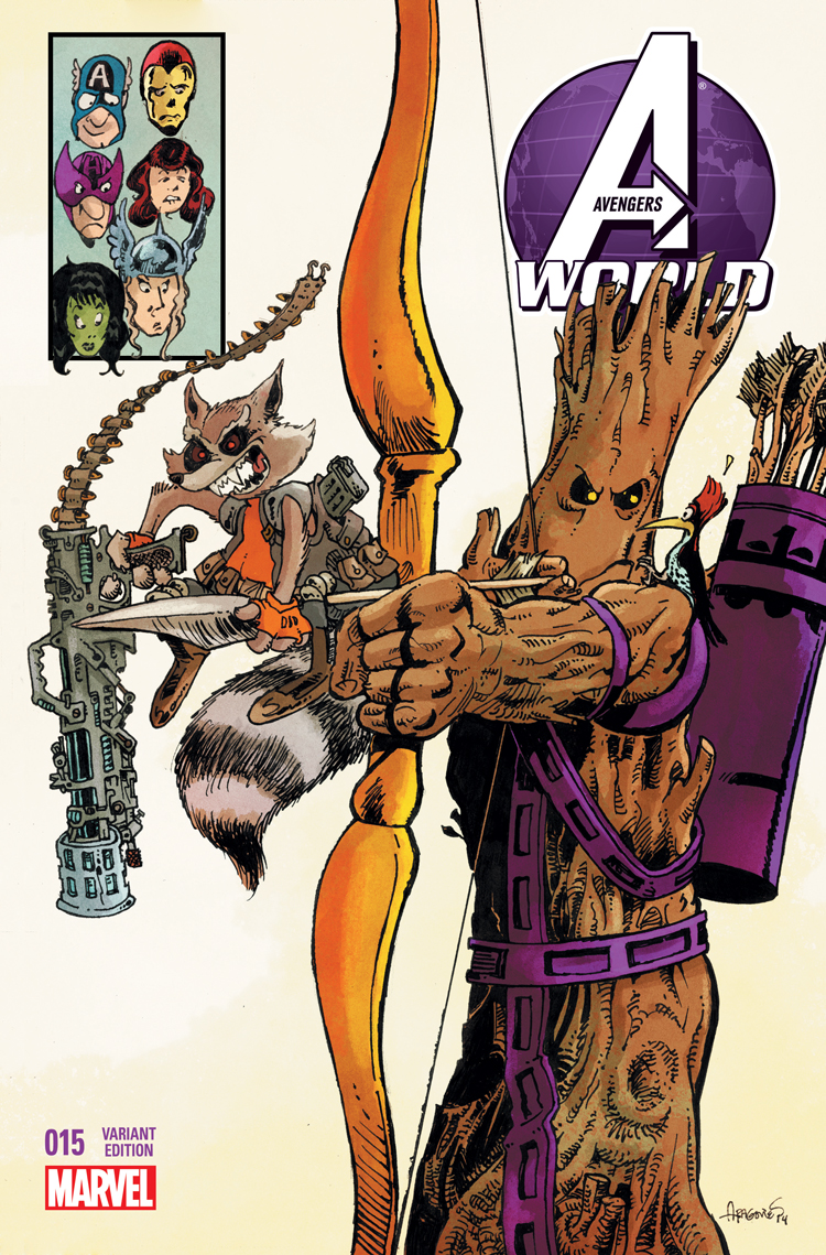 Avengers World (2014) #15 (Aragones Rr&G Variant)