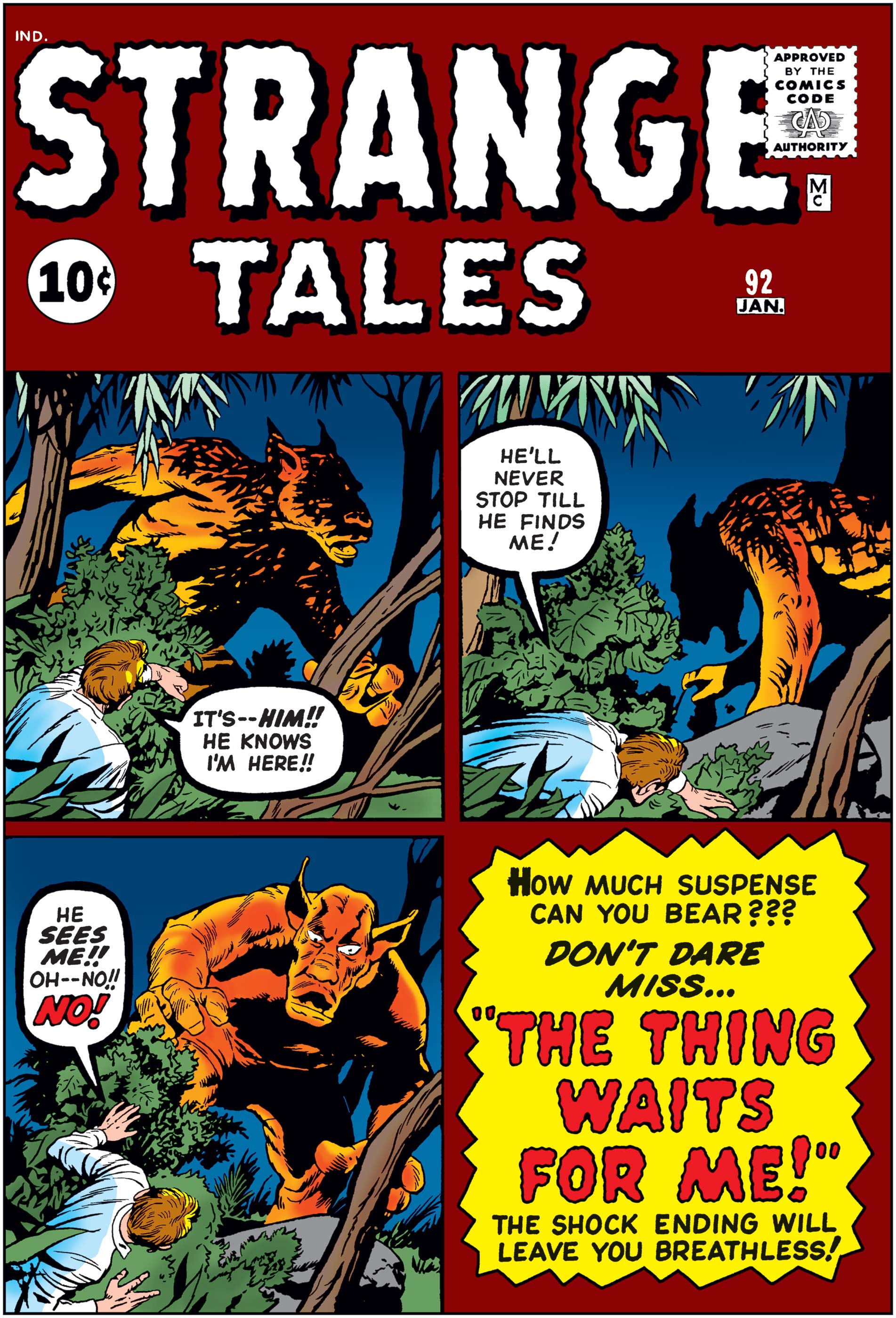Strange Tales (1951) #92
