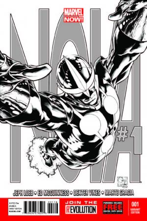 Nova (2013) #1 (Quesada Sketch Variant)