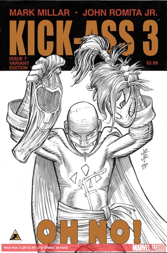 Kick-Ass 3 (2013) #7 (Jrjr Sketch Variant)