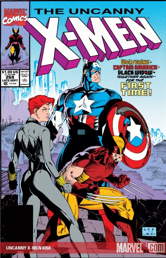 X-MEN #268 ウルヴァリン＆キャプテン・アメリカMarvelアメコミ detail.webp