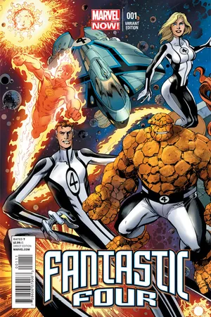 Fantastic Four (2012) #1 (Bagley Connecting Variant)