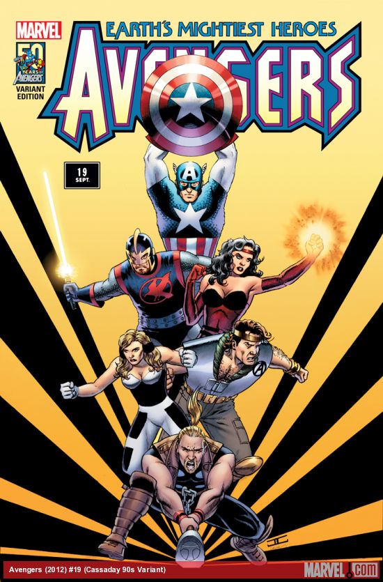 Avengers (2012) #19 (Cassaday 90s Variant)