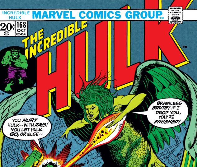 Incredible Hulk (1962) #168 Cover