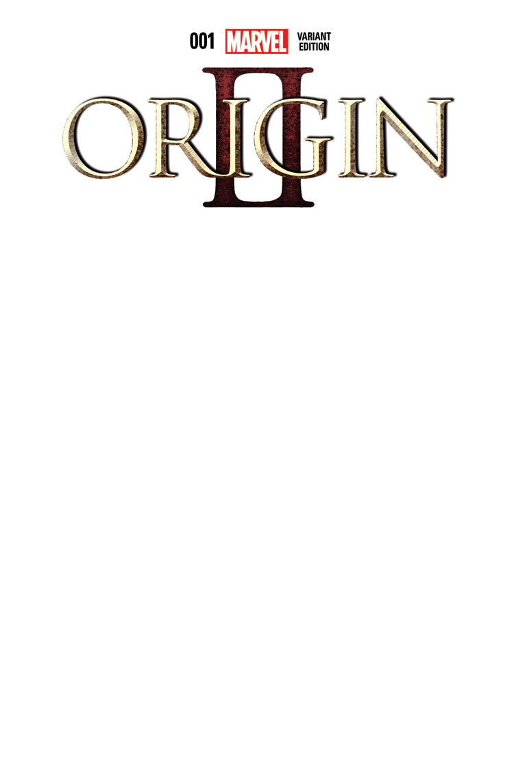 Origin II (2013) #1 (Blank Cover Variant)