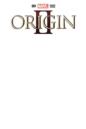 Origin II (2013) #1 (Blank Cover Variant)