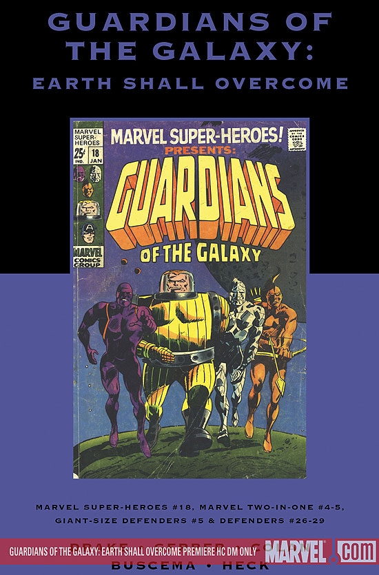 GUARDIANS OF THE GALAXY: EARTH SHALL OVERCOME PREMIERE HC [DM ONLY] (Hardcover)