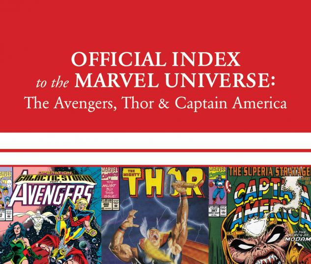 Avengers, Thor & Captain America: Official Index to the Marvel Universe #10