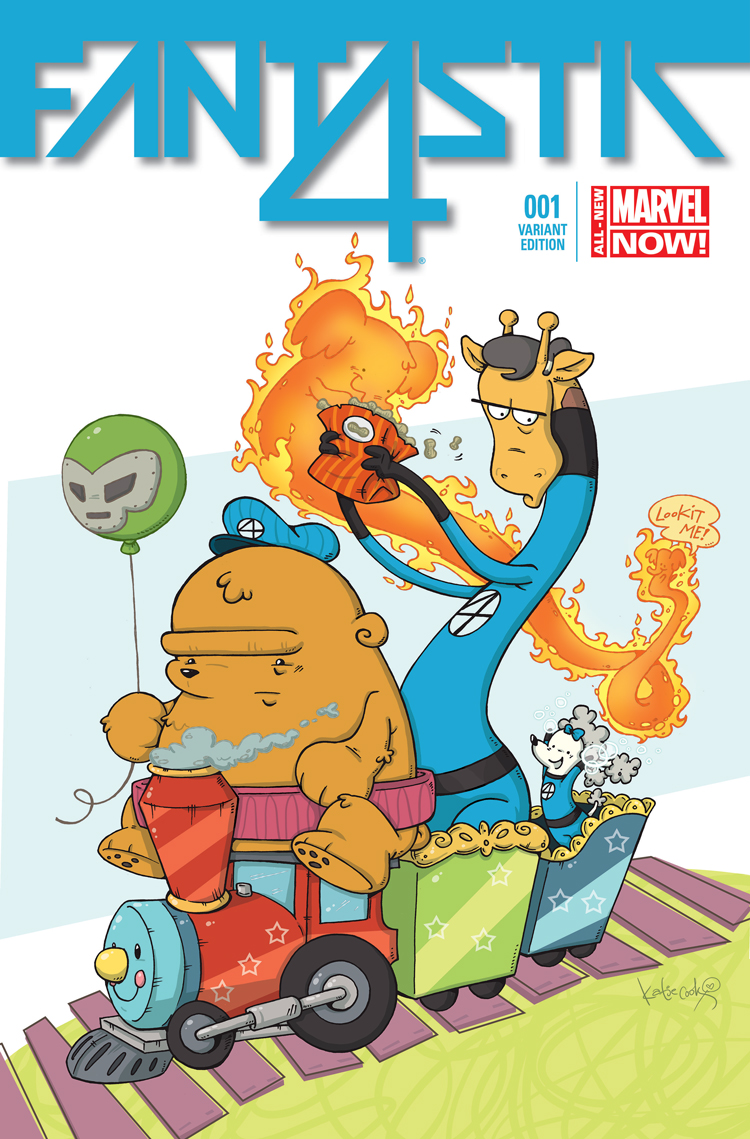 Fantastic Four (2014) #1 (Cook Animal Variant)