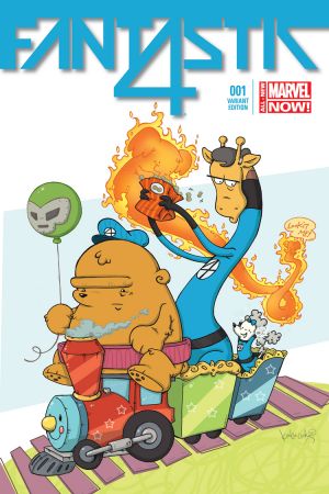 Fantastic Four (2014) #1 (Cook Animal Variant)