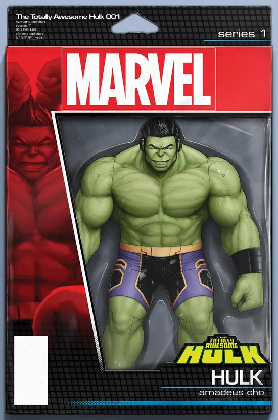 The Totally Awesome Hulk (2015) #1 (Christopher Action Figure