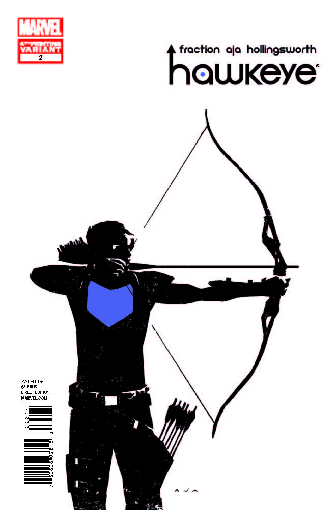 Hawkeye (2012) #2 (Aja 4th Printing Variant)