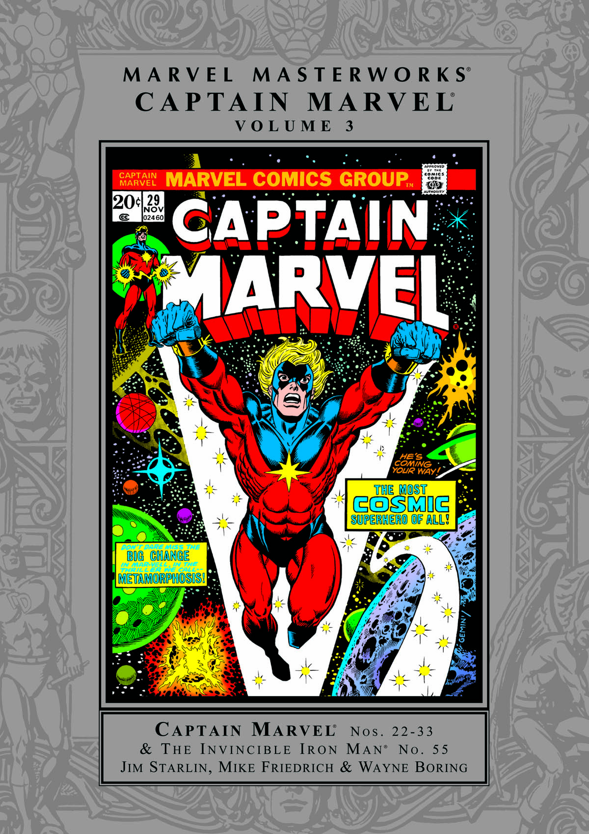 Marvel Masterworks: Captain Marvel Vol. 3 (Trade Paperback)