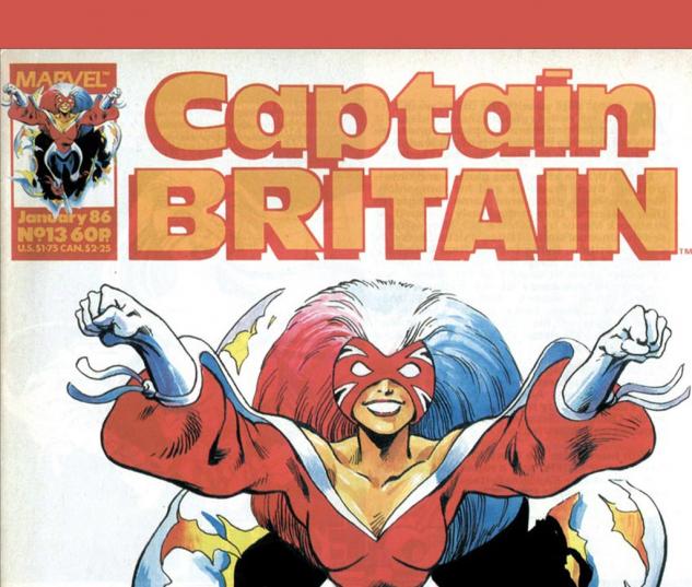 Captain Britain (1985) #13 Cover