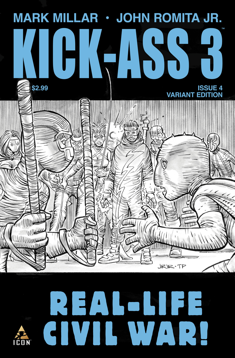Kick-Ass 3 (2013) #4 (Jrjr Sketch Variant)