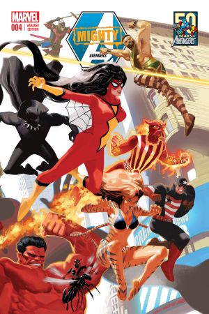 Mighty Avengers (2013) #4 (Acuna Avengers 50th Anniversary Variant)