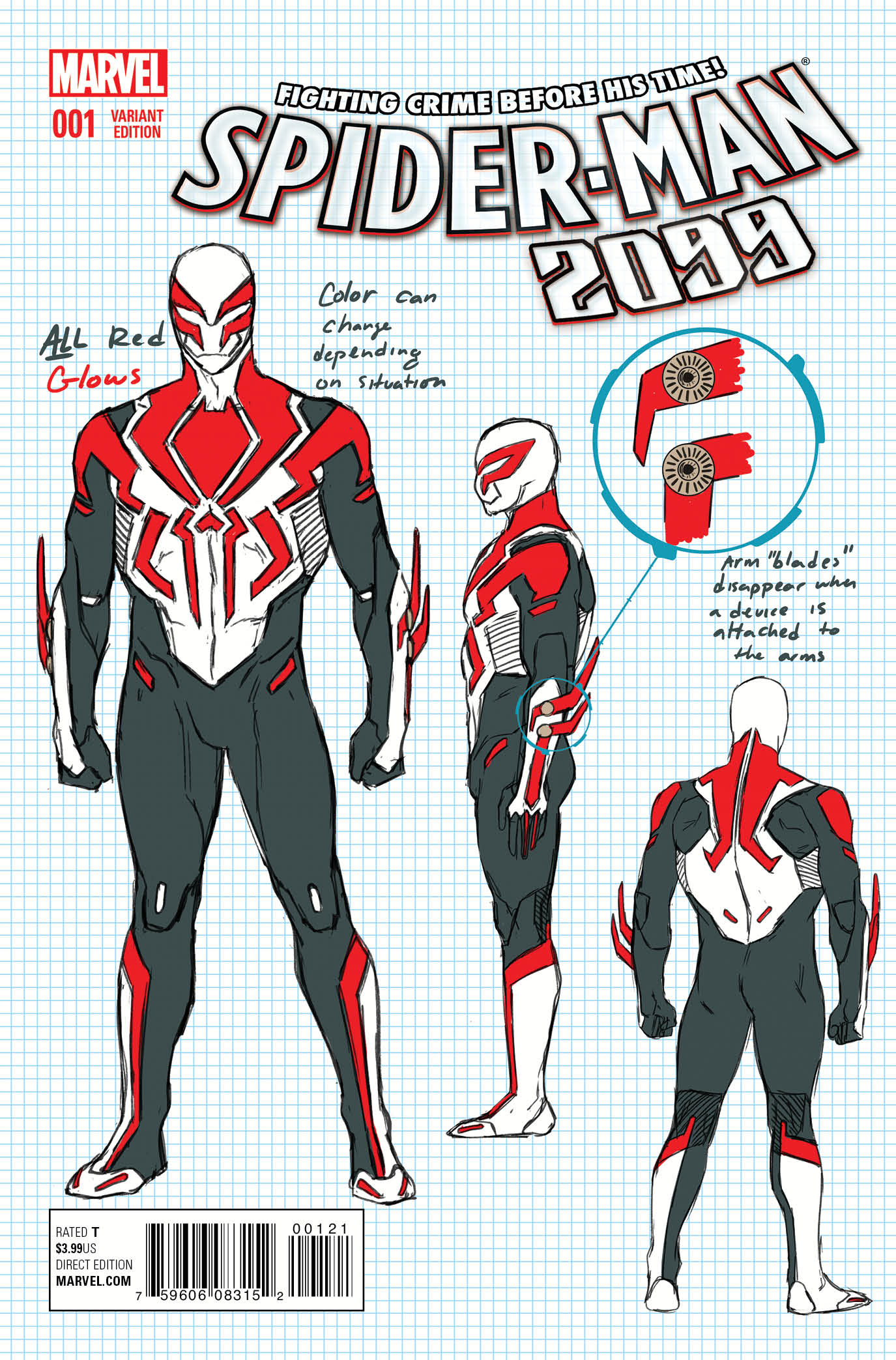 Spider-Man 2099 (2015) #1 (Anka Design Variant)