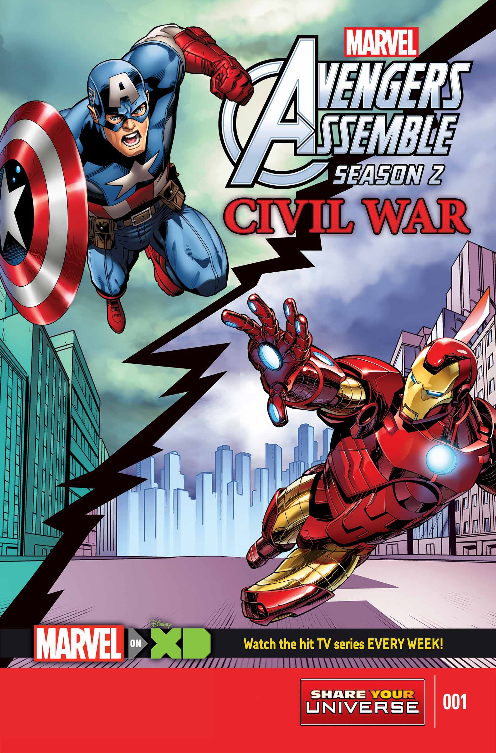 Marvel Universe Avengers Assemble: Civil War (2016) #1