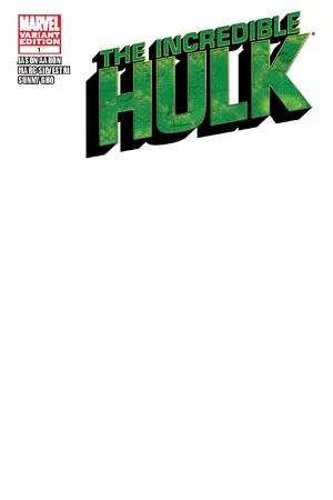 Incredible Hulk (2011) #1 (Blank Cover Variant)