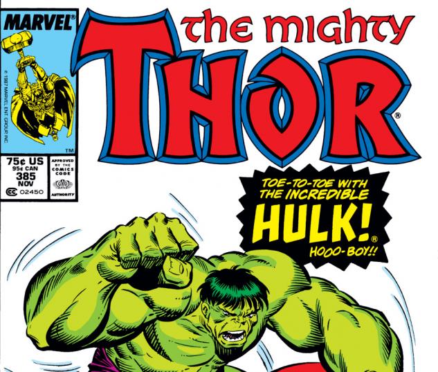 Thor (1966) #385 Cover