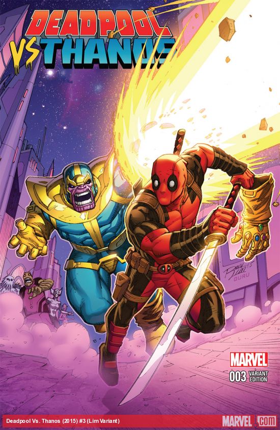 Deadpool Vs. Thanos (2015) #3 (Lim Variant)