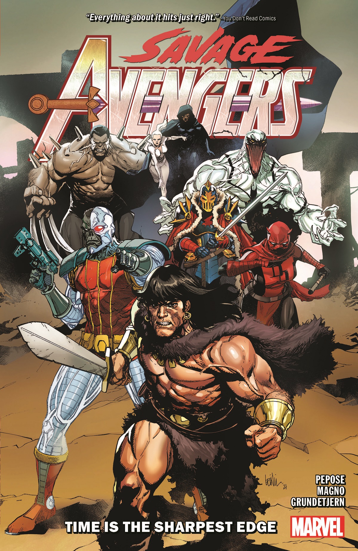 Savage Avengers Vol. 1: Time Is The Sharpest Edge (Trade Paperback)