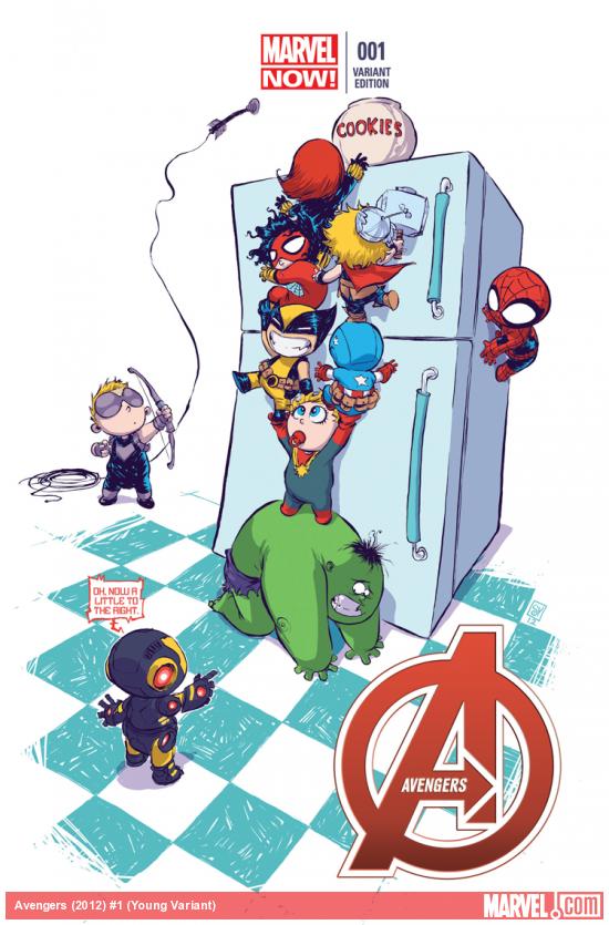 Avengers (2012) #1 (Young Variant)