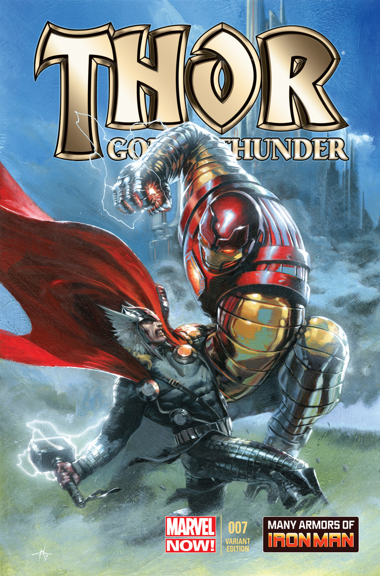 Thor: God of Thunder (2012) #7 (Dell'otto Iron Man Many Armors Variant)