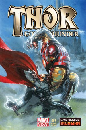Thor: God of Thunder #7  (Dell'otto Iron Man Many Armors Variant)