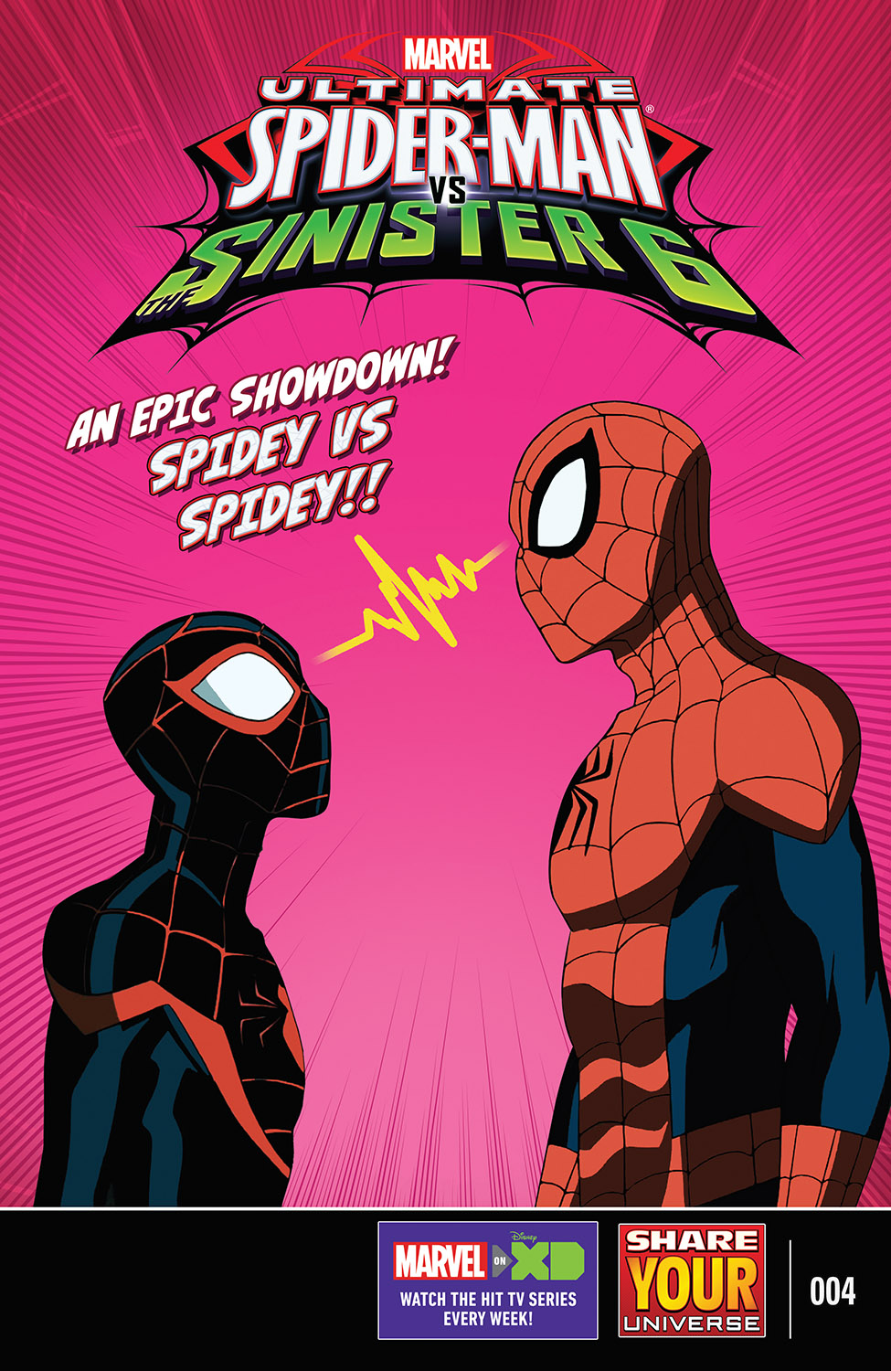 ultimate spiderman vs spiderman