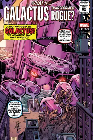 WHAT IF…? GALACTUS: GALACTUS TRANSFORMED ROGUE? #1 DAN JURGENS SCI-FI HOMAGE VARIANT (2025) #1 (Variant)
