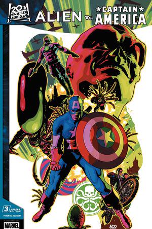 Alien Vs. Captain America (2025) #3 (Variant)