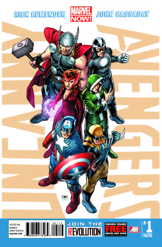 Uncanny Avengers (2012) #1 (2nd Printing Variant)