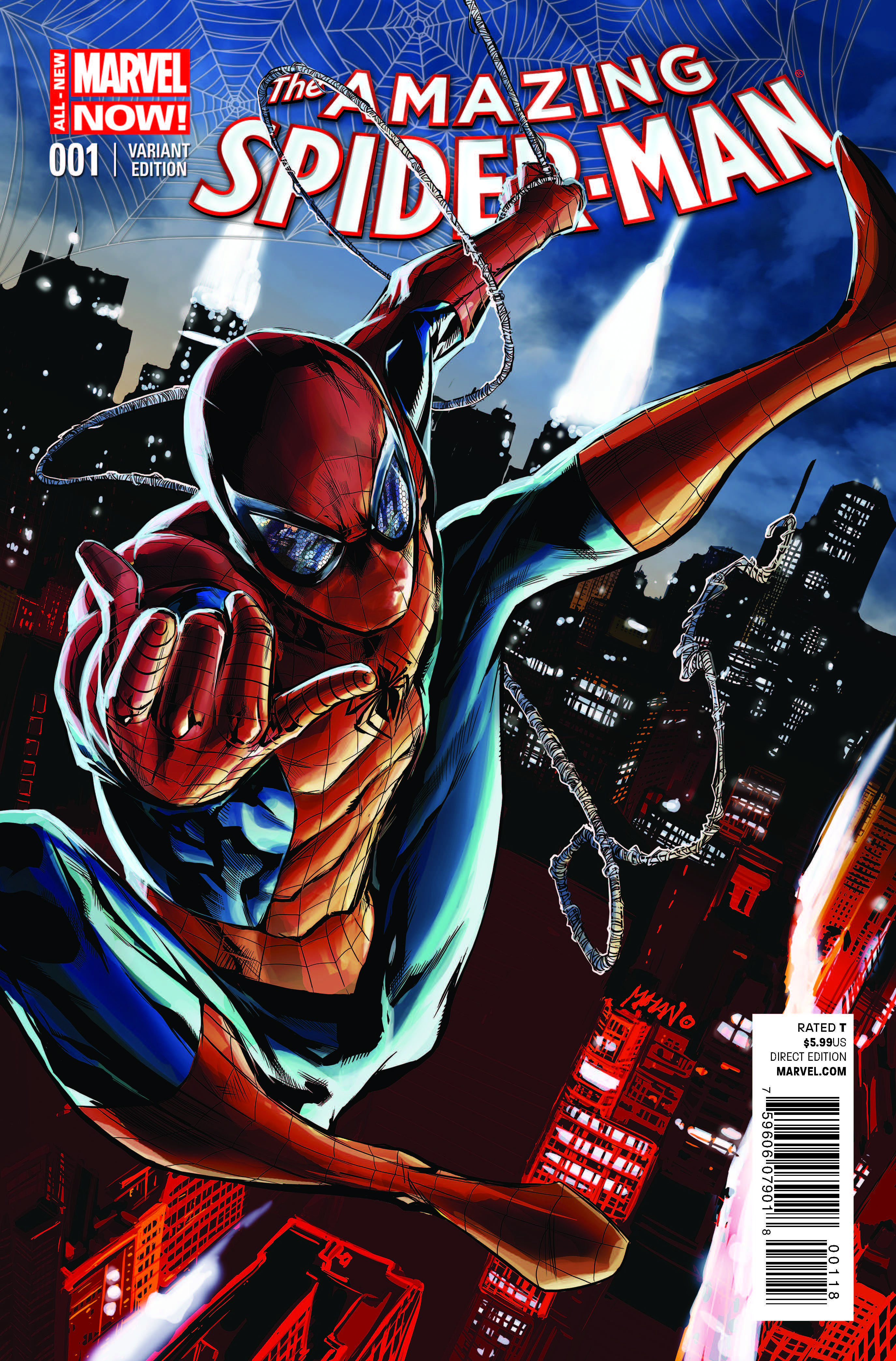 The Amazing Spider-Man (2014) #1 (Mhan Variant) | Comic Issues | Marvel