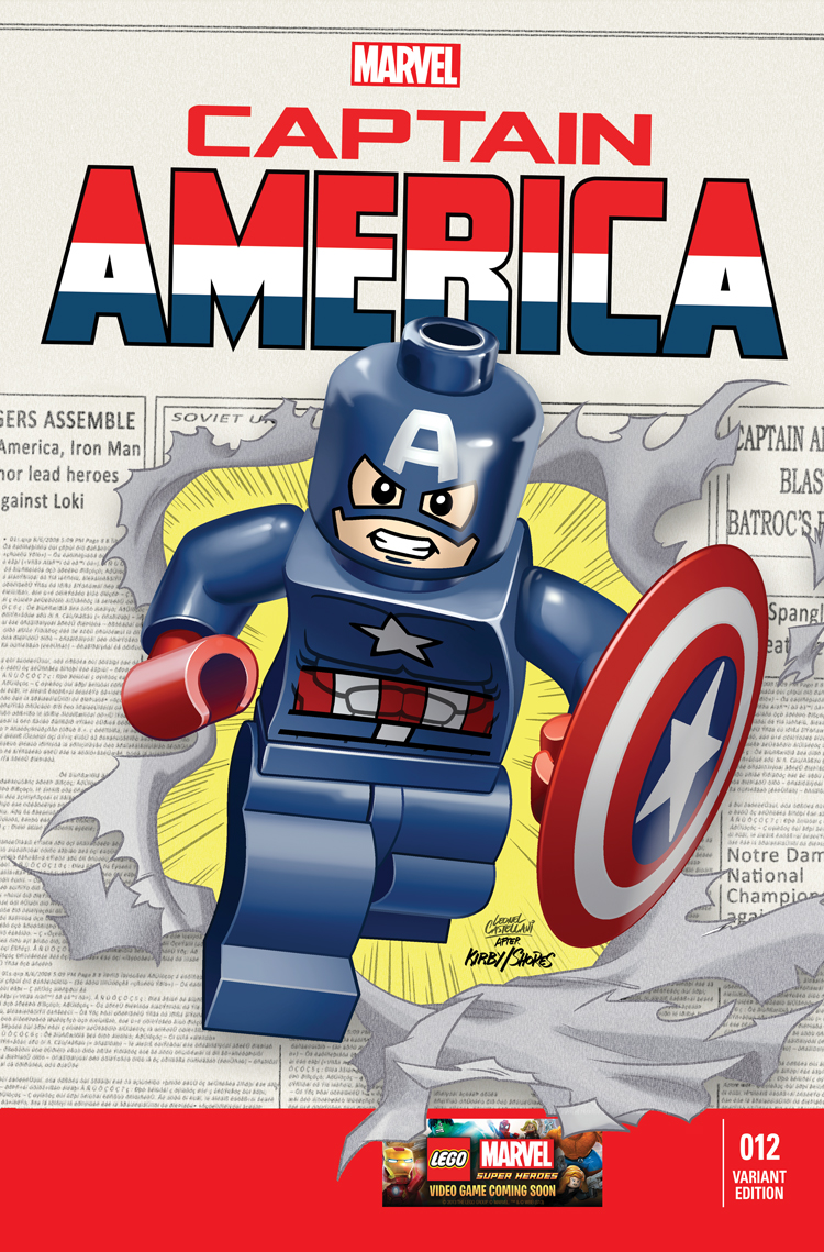 Captain America (2012) #12 (Castellani Lego Variant)