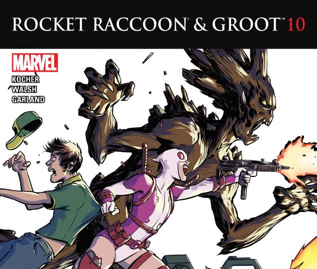 cover from Rocket Raccoon & Groot (2015) #10