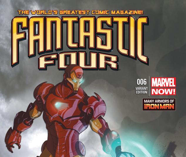 FANTASTIC FOUR 6 KERSCHL IRON MAN MANY ARMORS VARIANT (NOW, 1 FOR 20)