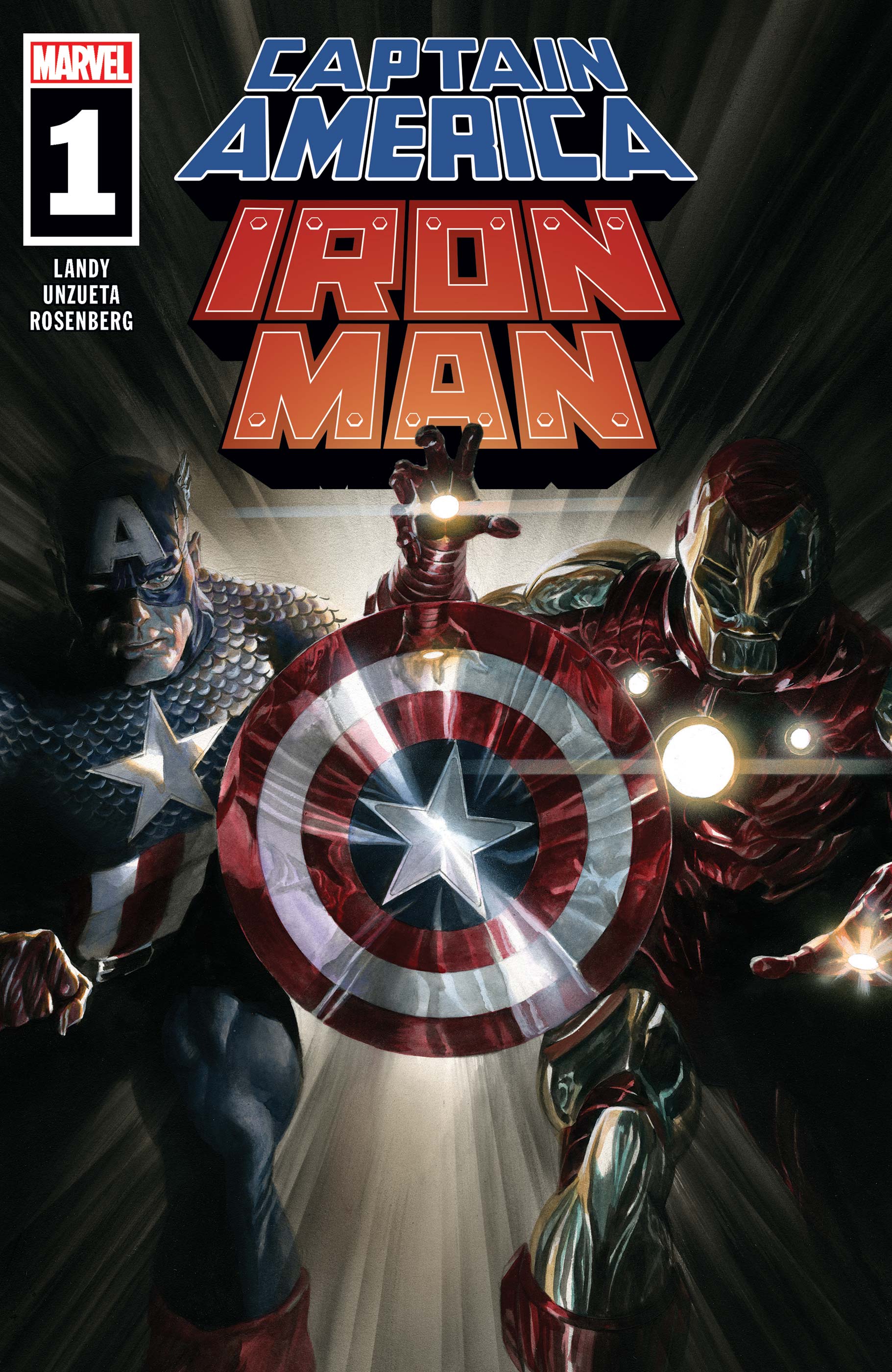Captain america and iron man comic