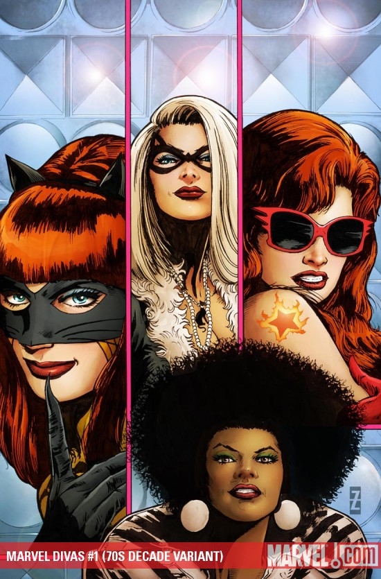 Marvel Divas (2009) #1 (70S DECADE VARIANT)