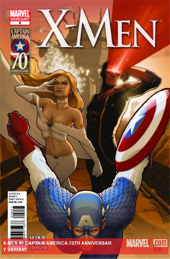 X-Men (2010) #9 (CAPTAIN AMERICA 70TH ANNIVERSARY VARIANT)