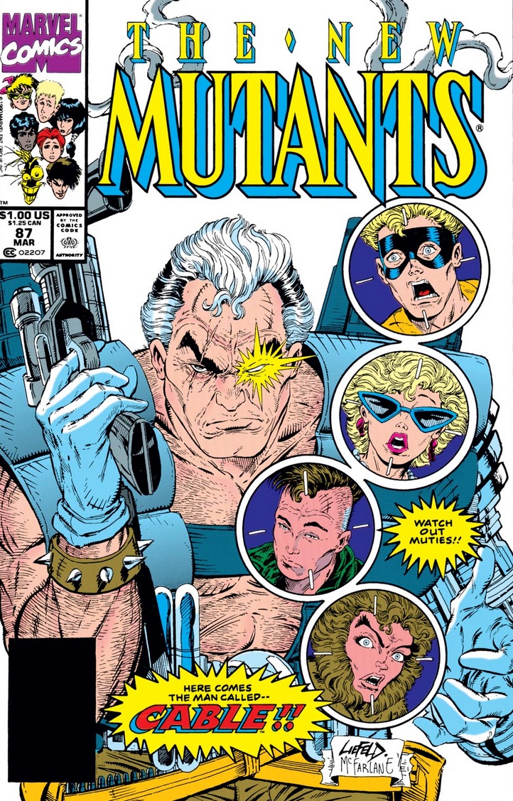 New Mutants #87 ケーブル初登場 アメコミ-