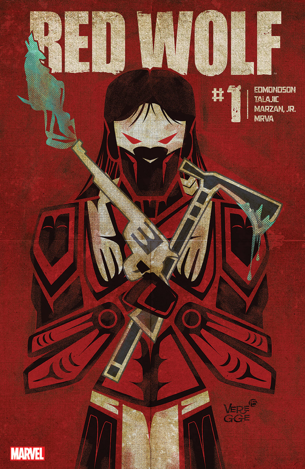 Red wolf comic