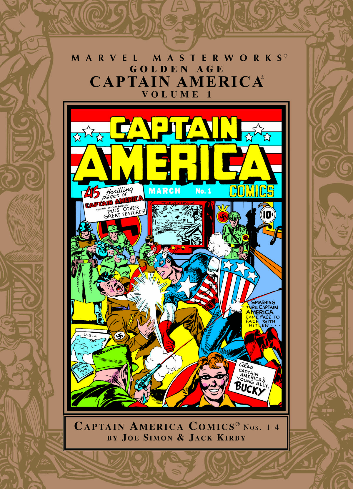 Marvel masterworks golden age captain america comics vol 1