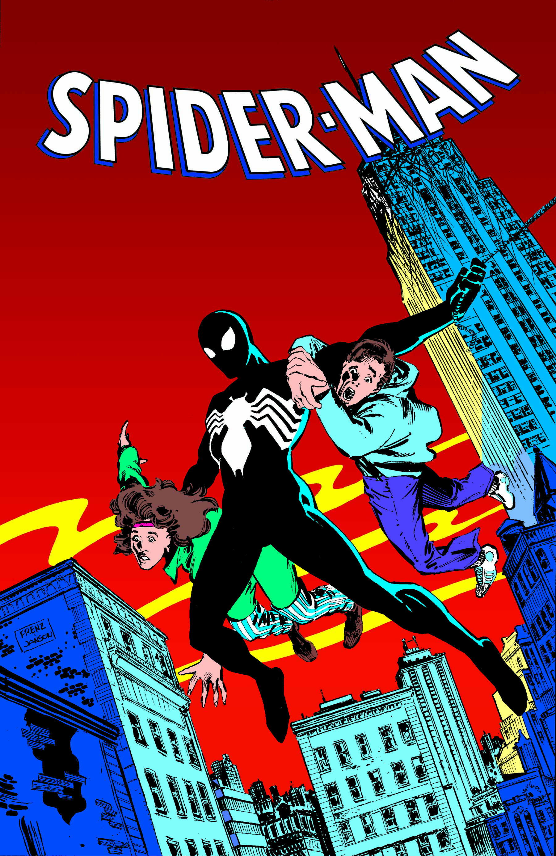 SPIDER-MAN: THE COMPLETE BLACK COSTUME SAGA OMNIBUS HC RON FRENZ COVER (Hardcover)