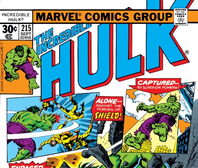 Incredible Hulk (1962) #215 Cover